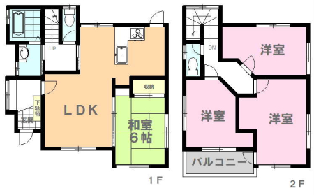  �P�K��LDK�Ƙa���̈�̗��p�ōL���g���܂��B�g�C���Q�ӏ��͖Z�������ɂ͏�����܂��ˁI