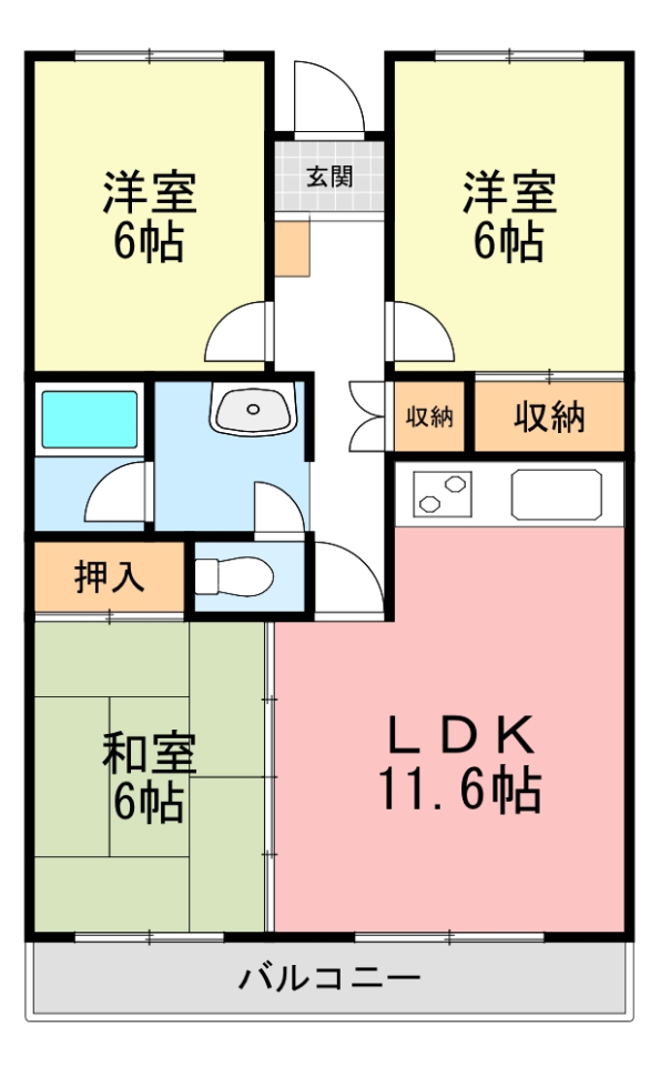��錧����s�݂ǂ蒬1���ڂ̃A�p�[�g�P���̊Ԏ��}